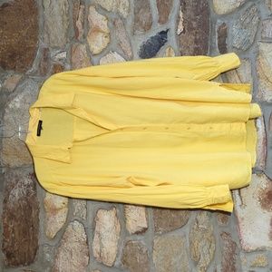 Banana Republic Yellow Button-Up